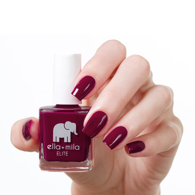 Buy Wine Time Brown Burgundy Red Polish, Nail Polish, Autumn Nails Online  in India - Etsy